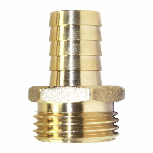 Interstate Pneumatics 3/4 Inch GHT Male x 5/8 Inch Barb Hose Fitting, PK 100 FGM310-100K - main